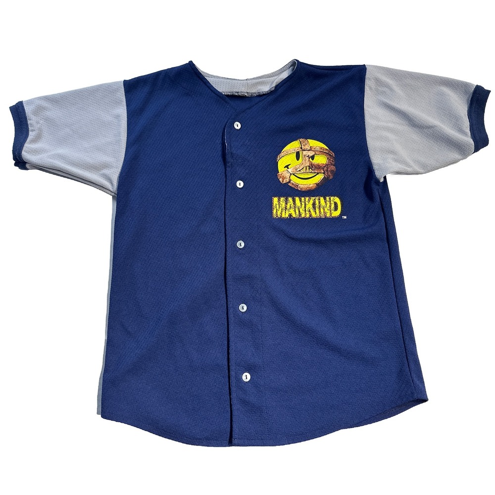 Vintage 1999 Mankind Socko Titan Sports Jersey Men's Small/Boys Large No Tag